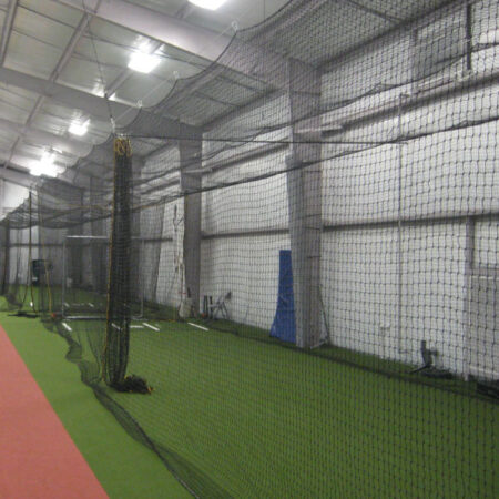 Nylon Batting Cage Net 12' H x 14' W x 55' L (#21) Dyed & Bonded