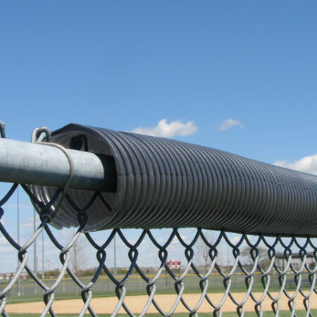 Corrugated Fence Cap 100' (Black)