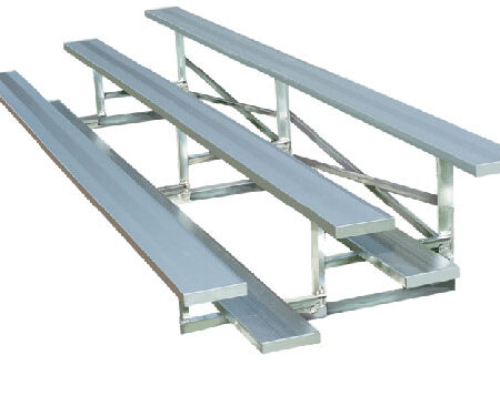 "Standard" 3-Row Aluminum Bleacher 15' L