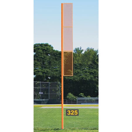 Professional Foul Pole 20' - Orange (Pair)