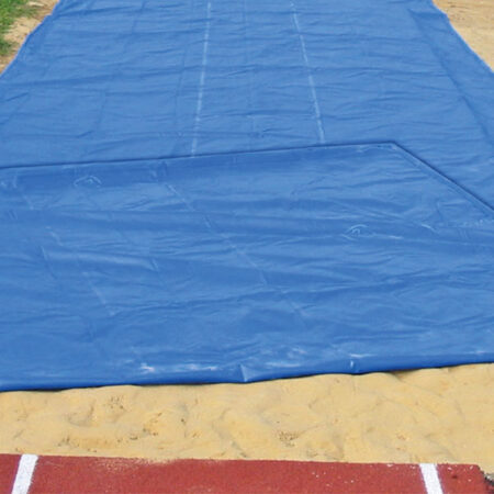 FieldSaver Weighted Jump Pit Cover 12' x 34' Solid Vinyl